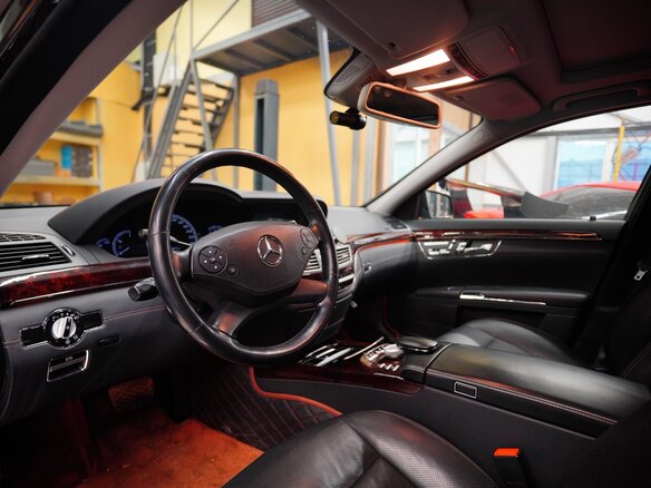 2011 Mercedes-Benz S-Класс 350 V (W221) Рестайлинг, чёрный - вид 9