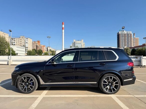 2019 BMW X7 30d I (G07), синий, 7790000 рублей - вид 7