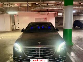 2018 Mercedes-Benz Maybach S-Класс 450 I (X222) Рестайлинг, чёрный, 6200000 рублей, вид 2