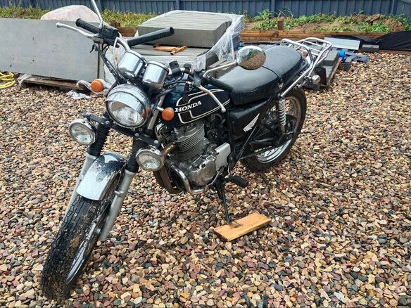 2002 Honda CB 400SS, синий - вид 4