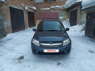2014 Lada (ВАЗ) Granta I, серый, 425000 рублей, вид 2