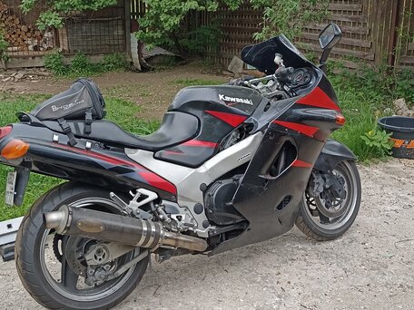 1995 Kawasaki ZZR 1100, чёрный, 280000 рублей, вид 1