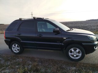 2008 Kia Sportage II, чёрный, 890000 рублей, вид 2