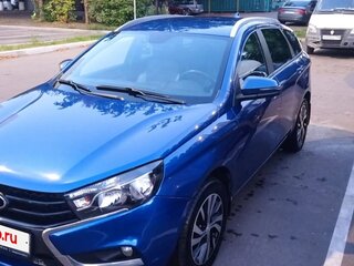 2020 Lada (ВАЗ) Vesta SW I, синий, 1180000 рублей, вид 3