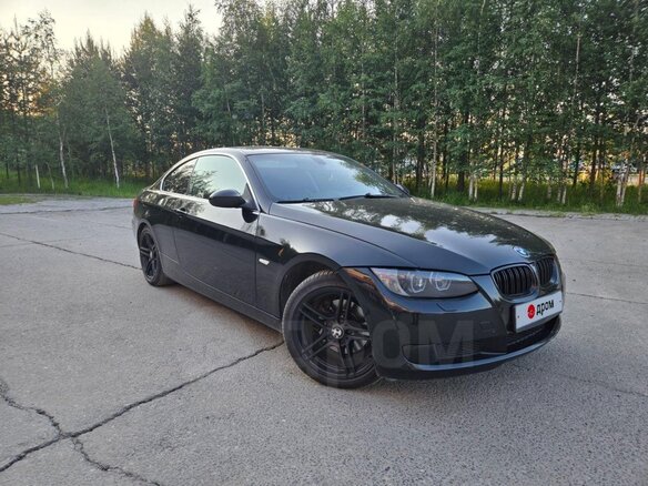 2007 BMW 3 серии 328i xDrive V (E90/E91/E92/E93), чёрный, 1300000 рублей - вид 2