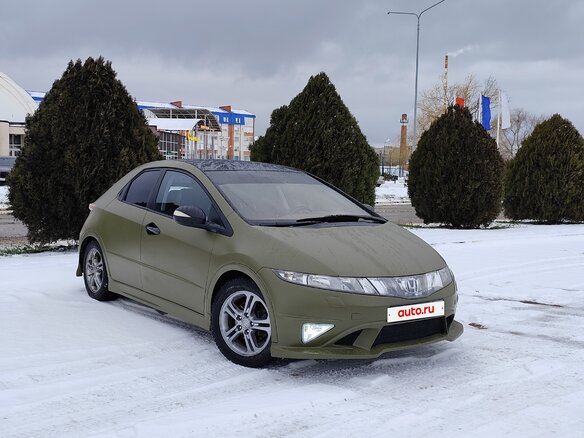 2008 Honda Civic VIII, зелёный, 980000 рублей - вид 1
