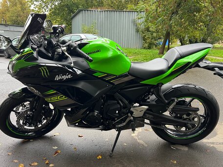 2017 Kawasaki ER-6F (Ninja 650R), зелёный, 745000 рублей, вид 5