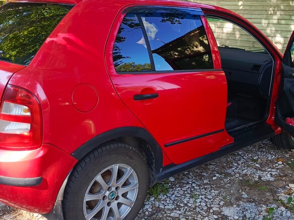 2001 Skoda Fabia I, красный, 260000 рублей - вид 1