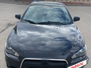 2012 Mitsubishi Lancer X Рестайлинг, чёрный, 800000 рублей, вид 2