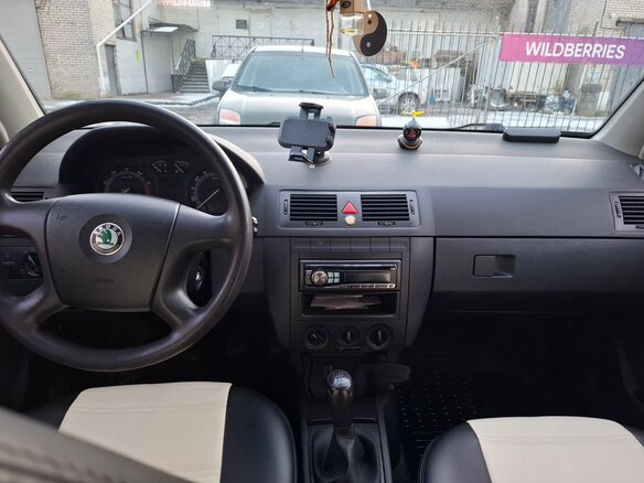 2006 Skoda Fabia I Рестайлинг, оранжевый, 350000 рублей - вид 7