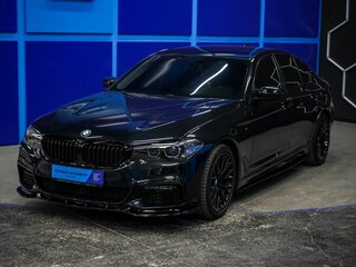 2018 BMW 5 серии 520i VII (G30/G31/G38), чёрный, 2900000 рублей, вид 2