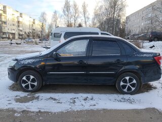 2013 Lada (ВАЗ) Granta I, чёрный, 300000 рублей, вид 5