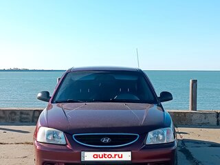 2008 Hyundai Accent ТагАЗ II, красный, 480000 рублей, вид 3