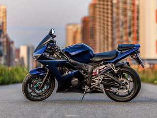 2008 Yamaha YZF-R6, синий, 570000 рублей, вид 5