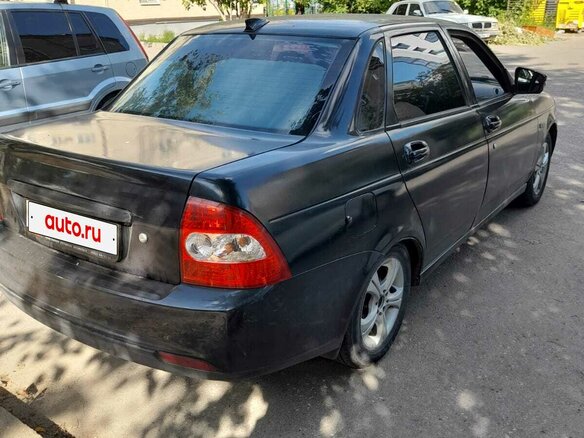 2007 Lada (ВАЗ) Priora I, чёрный, 190000 рублей - вид 6