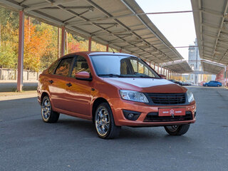 2014 Lada (ВАЗ) Granta I, оранжевый, 399900 рублей, вид 2