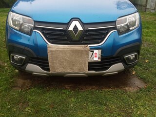 2019 Renault Logan Stepway II Рестайлинг, синий, 950000 рублей, вид 1
