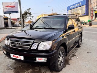 2002 Lexus LX 470 II, чёрный, 1600000 рублей, вид 1