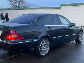 1999 Mercedes-Benz S-Класс 320 IV (W220), синий, 950000 рублей, вид 4