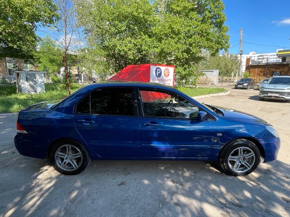 2005 Mitsubishi Lancer IX Рестайлинг, синий, 320000 рублей - вид 6
