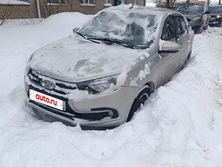 2021 Lada (ВАЗ) Granta I Рестайлинг, серебристый, 650000 рублей, вид 2