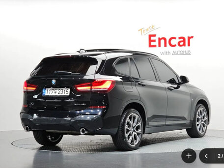 2022 BMW X1 18d sDrive II (F48) Рестайлинг, синий, 2150000 рублей, вид 4