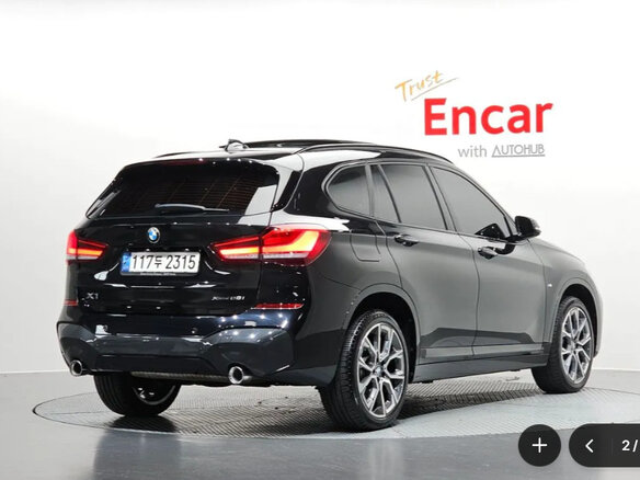 2022 BMW X1 18d sDrive II (F48) Рестайлинг, синий, 2150000 рублей - вид 3