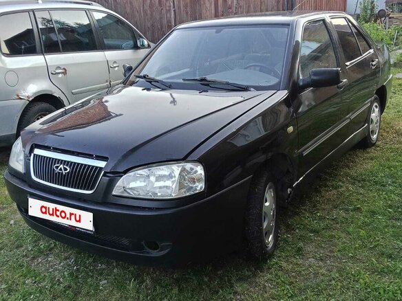 2006 Chery Amulet (A15) I, чёрный, 80000 рублей