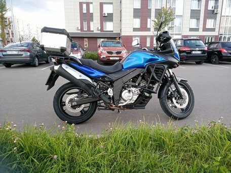 2013 Suzuki V-Strom DL 650, синий, 600000 рублей, вид 1