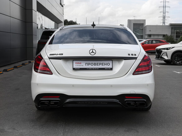 2019 Mercedes-Benz S-Класс 450 Long VI (W222, C217) Рестайлинг, белый, 6898000 рублей - вид 4