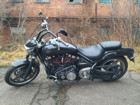 2003 Yamaha XV 1700 Warrior, чёрный, 510000 рублей, вид 2