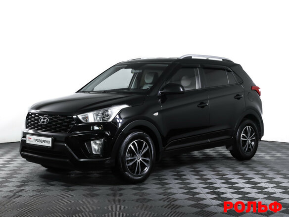 2021 Hyundai Creta I Рестайлинг, чёрный, 1664233 рублей