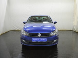 2018 Volkswagen Polo V Рестайлинг, синий, 1150000 рублей, вид 2