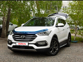 2017 Hyundai Santa Fe III Рестайлинг, белый, 3200000 рублей, вид 1