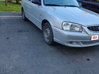 2006 Hyundai Accent ТагАЗ II, серебристый, 360000 рублей, вид 2
