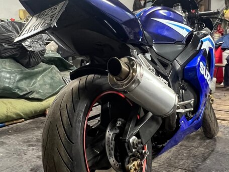 2005 Suzuki GSX-R 600, синий, 480000 рублей, вид 2
