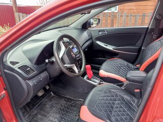 2012 Hyundai Solaris I, пурпурный, 750000 рублей, вид 5