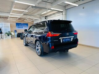 2017 Lexus LX 570 III Рестайлинг 2, синий, 8899900 рублей, вид 4
