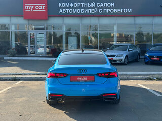 2021 Audi A5 Sportback 45 TFSI II (F5) Рестайлинг, голубой, 4470000 рублей, вид 5