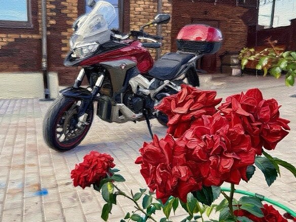 2015 Honda VFR 800X (Crossrunner), красный, 780000 рублей - вид 4