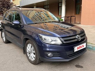 2016 Volkswagen Tiguan I Рестайлинг, синий, 1700000 рублей, вид 2