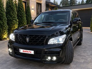 2010 Infiniti QX56 II, чёрный, 1550000 рублей, вид 2
