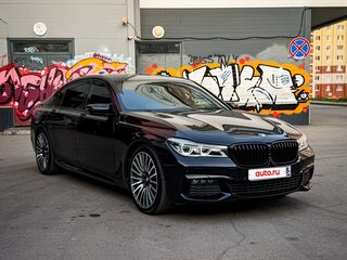 2017 BMW 7 серии Long 740Ld xDrive VI (G11/G12), чёрный, 3250000 рублей, вид 1
