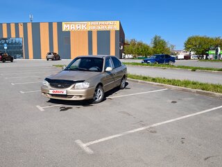 2004 Hyundai Accent ТагАЗ II, бежевый, 120000 рублей, вид 1