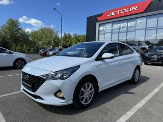 2021 Hyundai Solaris II Рестайлинг, белый, 1499000 рублей, вид 2