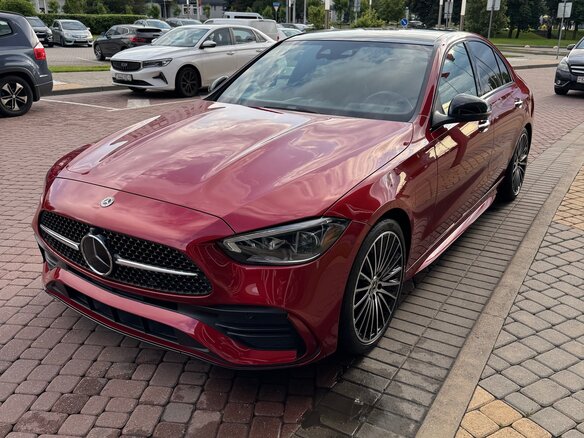 2021 Mercedes-Benz C-Класс 300 V (W206), красный, 3600000 рублей - вид 5