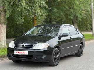 2005 Toyota Corolla IX (E120, E130) Рестайлинг, чёрный, 399000 рублей, вид 2