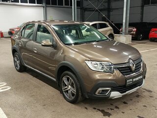2020 Renault Logan Stepway II Рестайлинг, коричневый, 820000 рублей, вид 3
