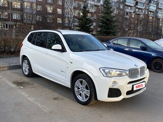 2014 BMW X3 28i xDrive II (F25) Рестайлинг, белый, 2600000 рублей, вид 3
