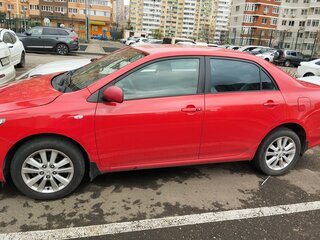 2007 Toyota Corolla AMT X (E140, E150), красный, 950000 рублей, вид 4